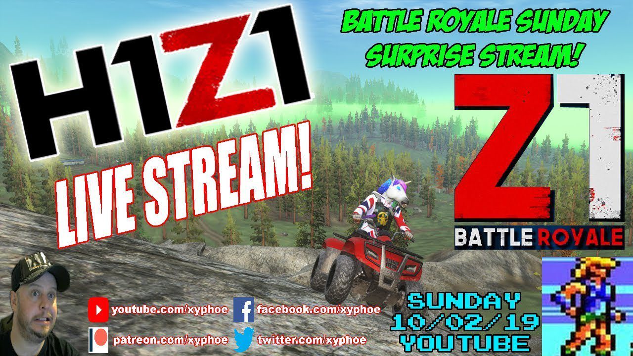 [PC] H1Z1 – Z1 Battle Royale Sunday Surprise Stream! #3