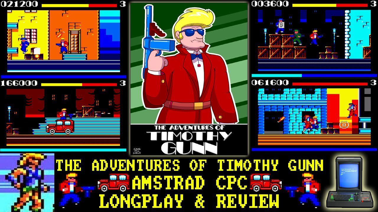 [AMSTRAD CPC] The Adventures Of Timothy Gunn – Longplay & Review (NEW GAME 2018!)