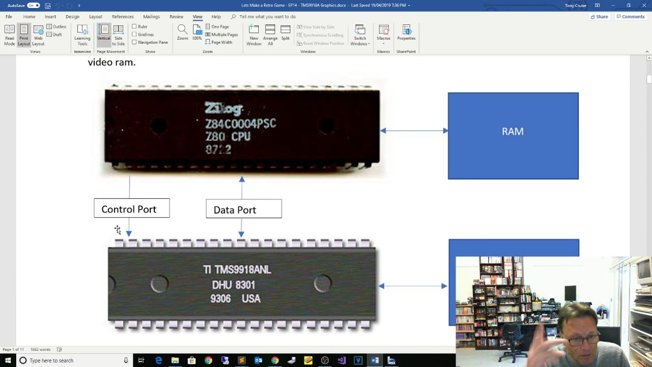 Let’s Make A Retro Game – EP14 – TMS9918A Graphics