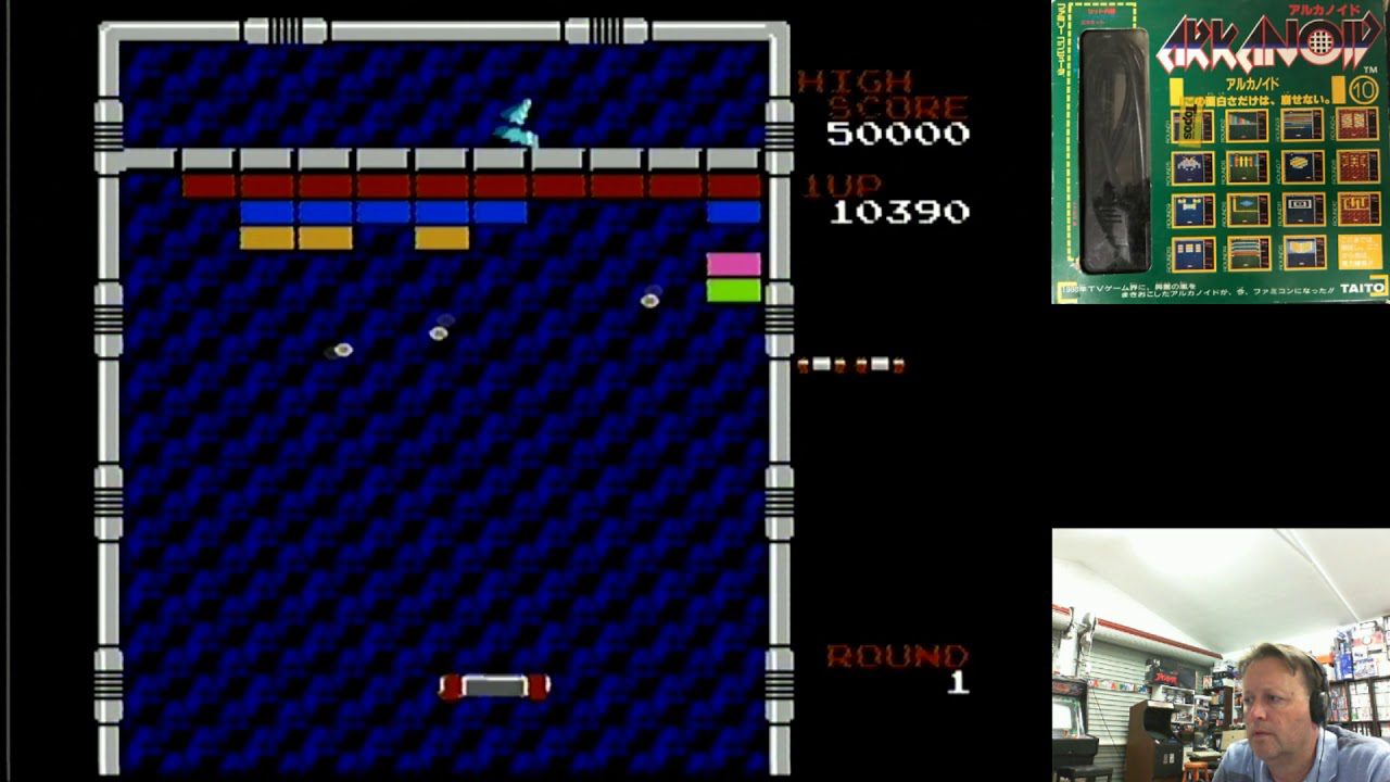 Retro Famicom Game – Arkanoid with Original Controller – Pickup & Play April 2019