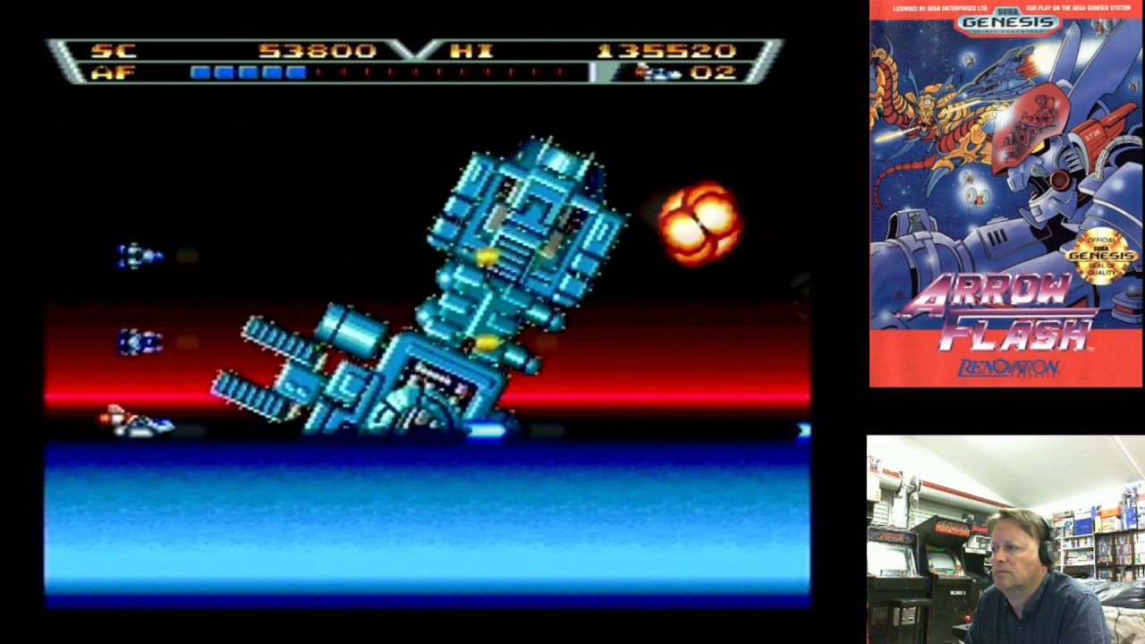 Tubers High Score Challenge – Arrow Flash (Megadrive/Genesis)