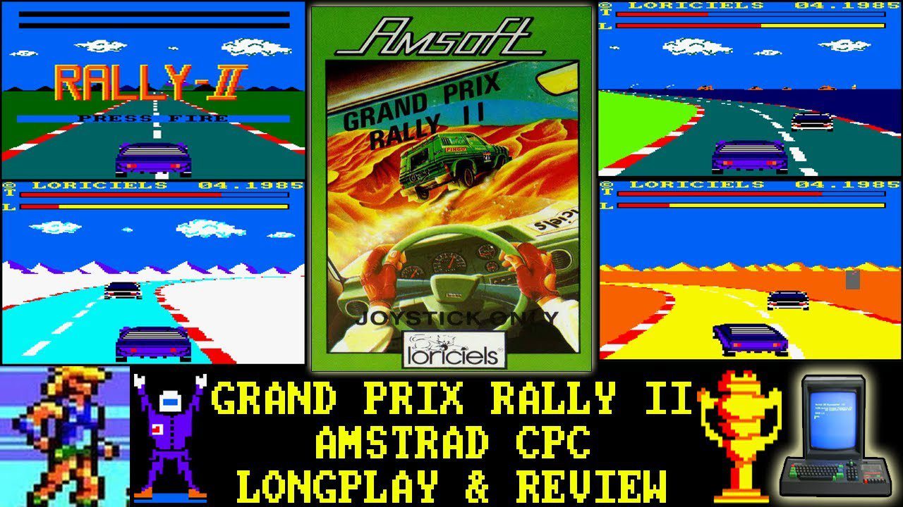 [AMSTRAD CPC] Grand Prix Rally II – Longplay & Review