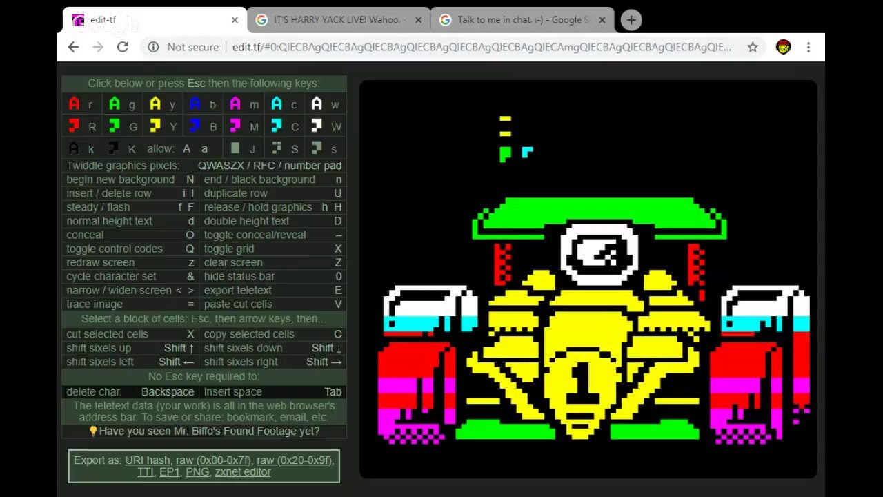 Live teletext editing. Talk to me!