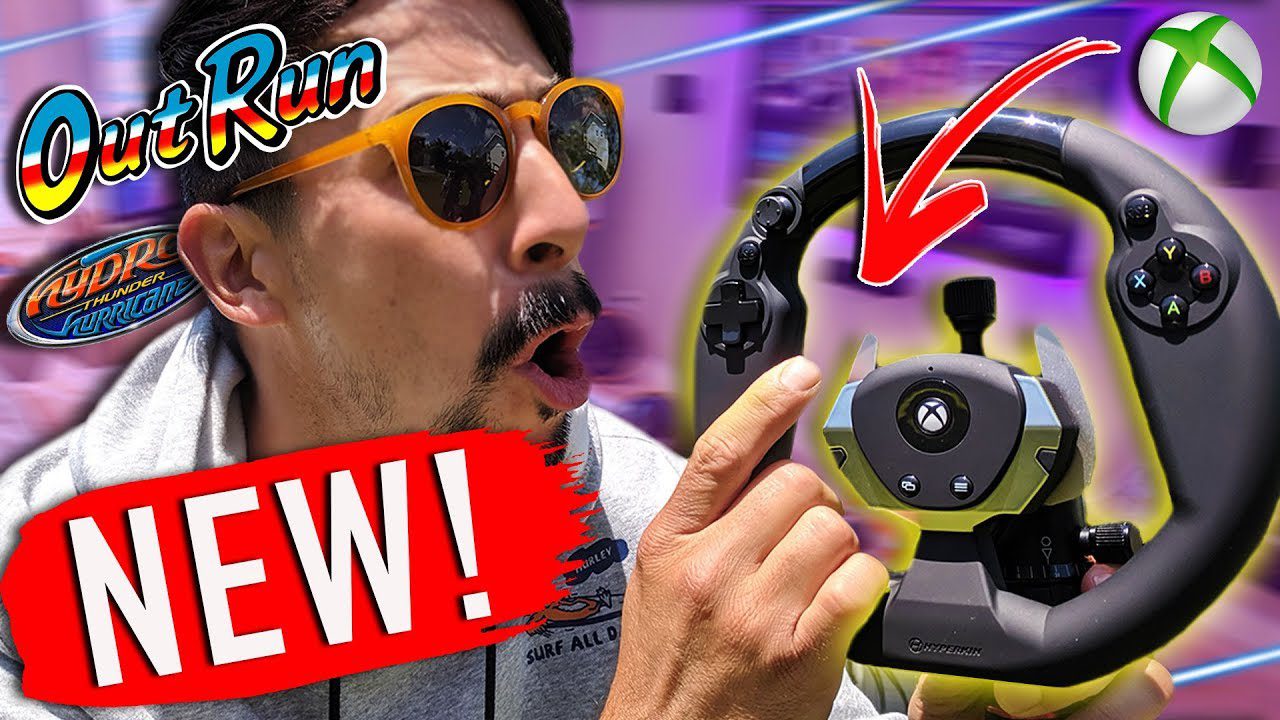 TESTING THE UNRELEASED HYPERKIN S WHEEL! STUPIDLY COOL NEW XBOX ONE WHEEL!