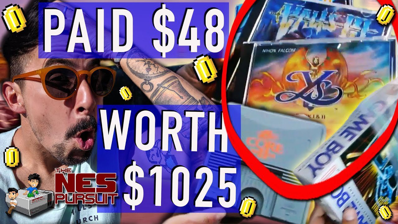 TOP RETRO VIDEO GAME HUNTING FINDS EVER! – LUCKIEST SWAP MEET AND GOODWILL FINDS ON TheNESPursuit