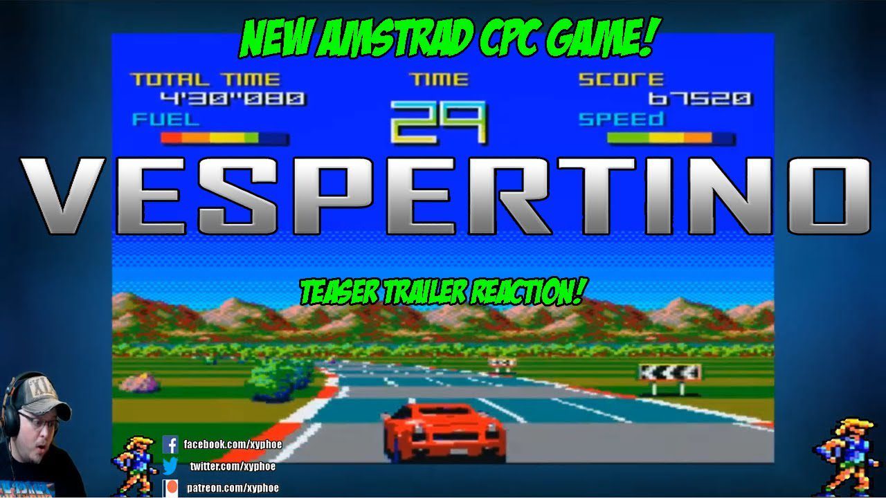 “Vespertino” STUNNING NEW AMSTRAD CPC GAME! Reacting To Teaser Trailer….