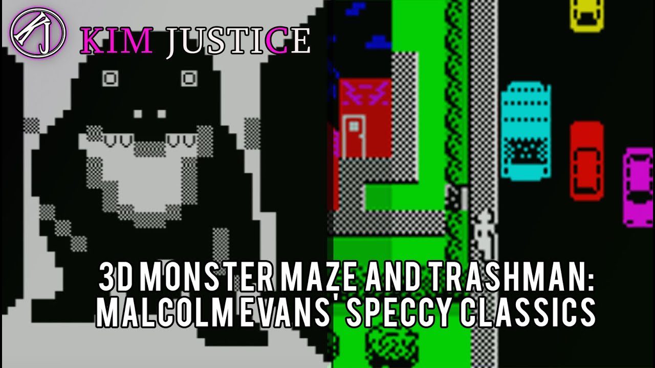 3D Monster Maze (ZX81) + Trashman (Spectrum) – Malcolm Evans’ Speccy Classics | Kim Justice