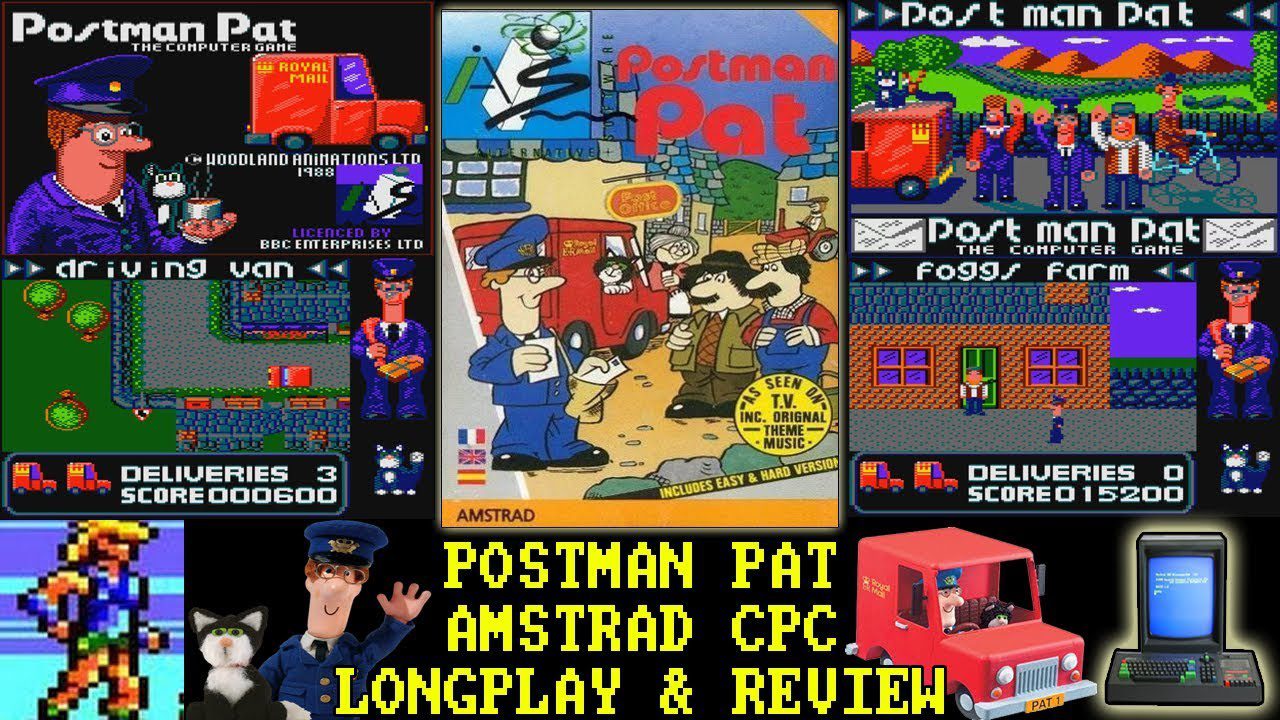 [AMSTRAD CPC] Postman Pat – Longplay & Review