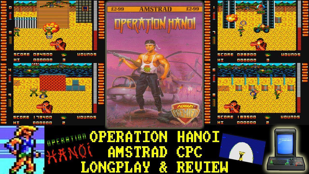 [AMSTRAD CPC] Operation Hanoi – Longplay & Review