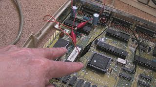 Commodore Amiga A500 Repairs Part 5 (FDD Button / Keyboard / How to find & fix DRAM faults)