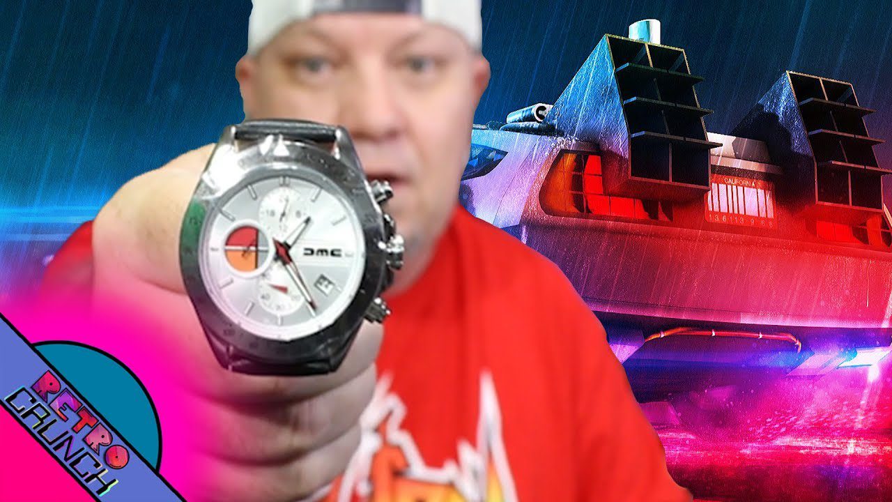 DeLorean Sent Me The 1981 DMC Silver Chronograph Watch!  Retro Swag Unboxing!