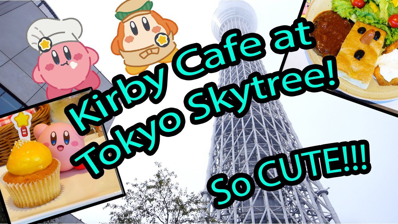 KIRBY CAFE at Tokyo Skytree! OMG SO CUTE!!