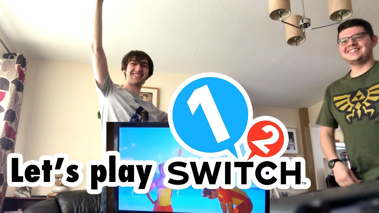 Let’s Play (make fools of ourselves in) 1-2 Switch!