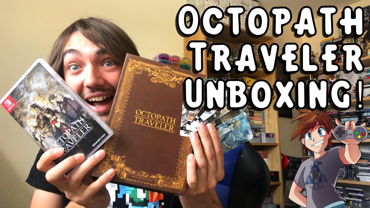 Octopath Traveler: Compendium Edition + Collectable Cards Unboxing!!
