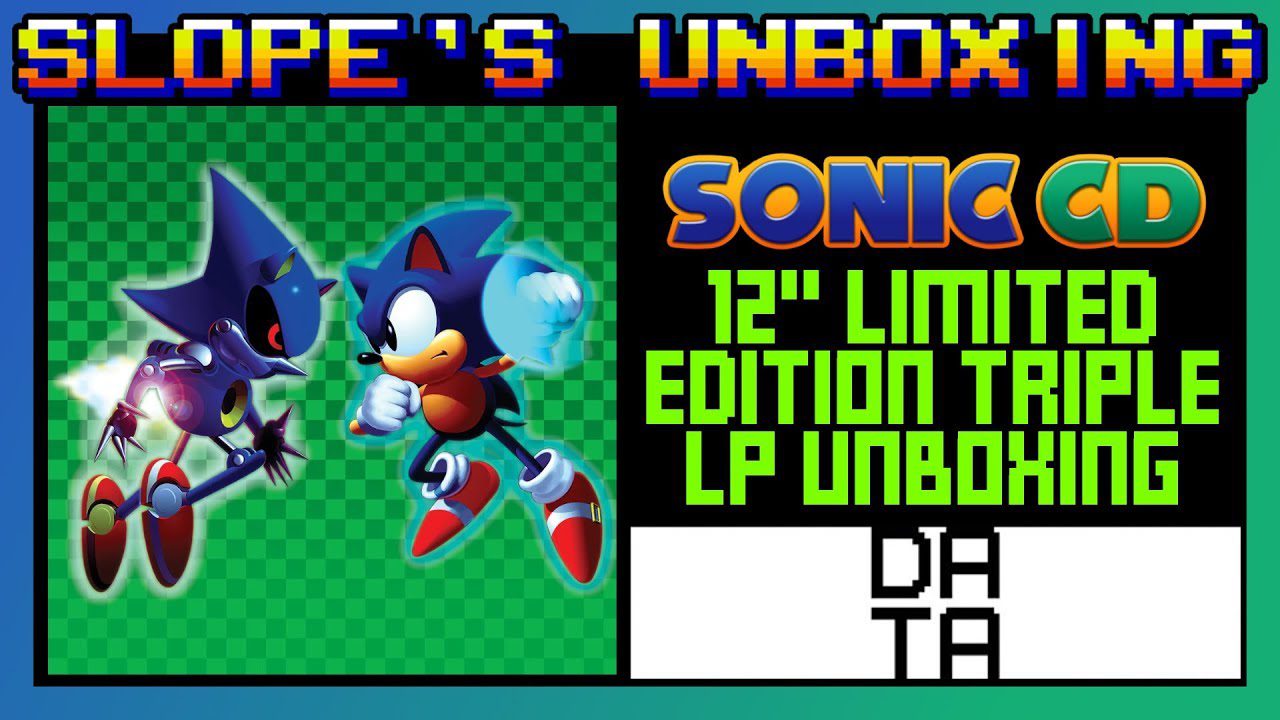 Sonic CD Triple LP limited edition DATA Disc unboxing – SGR
