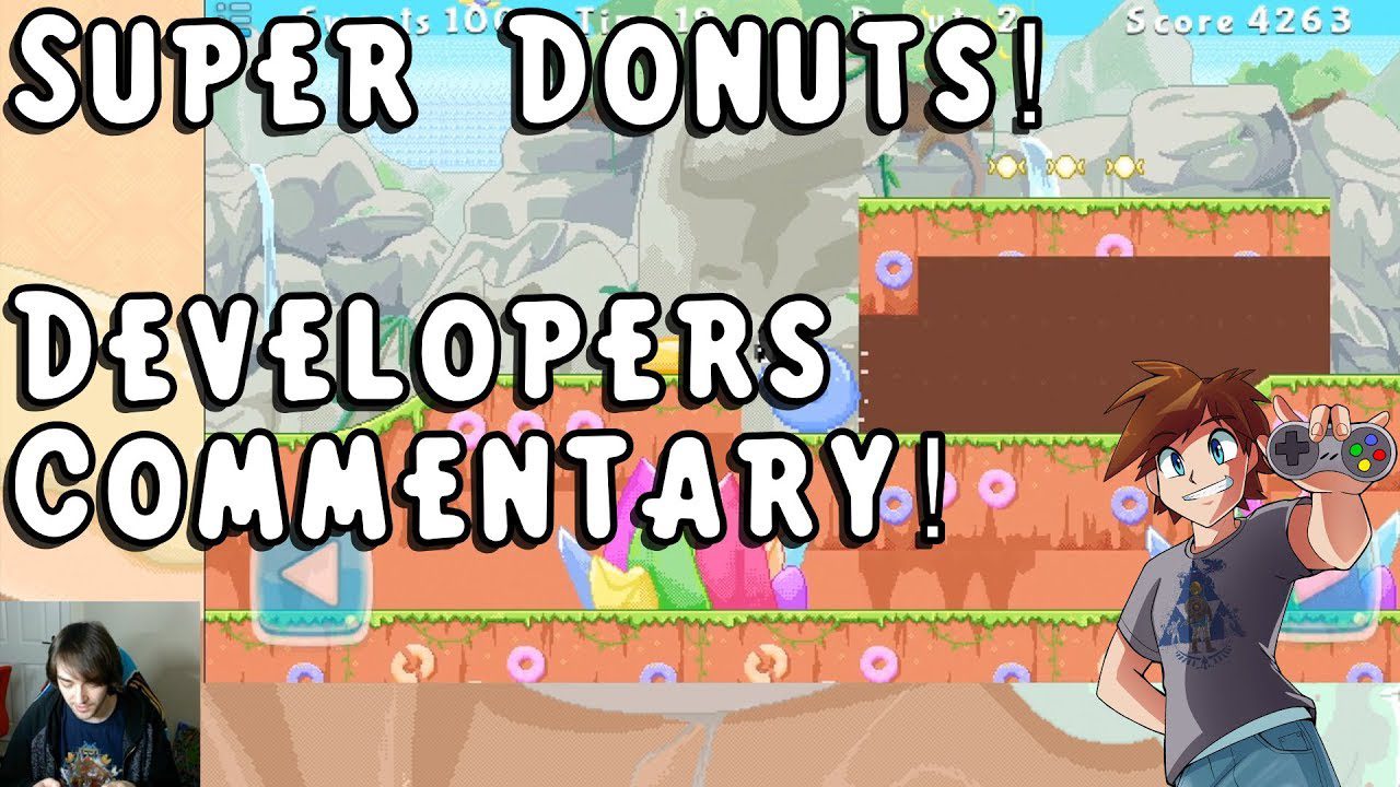 Super Donuts! Developers Commentary : Making of My Own Indie Game! 100% Walkthrough