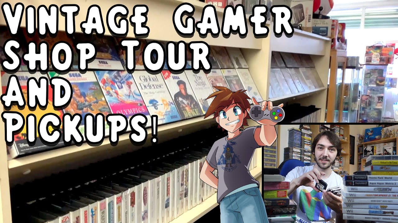Vintage Gamer Tour and Pickups! – Amazing Retro Game Shop in Halesowen – RetroBreak Game Pickups