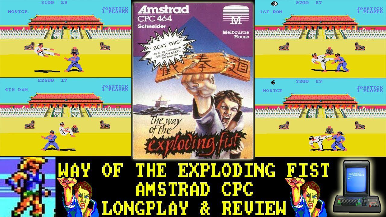 [AMSTRAD CPC] The Way Of The Exploding Fist – Longplay & Review