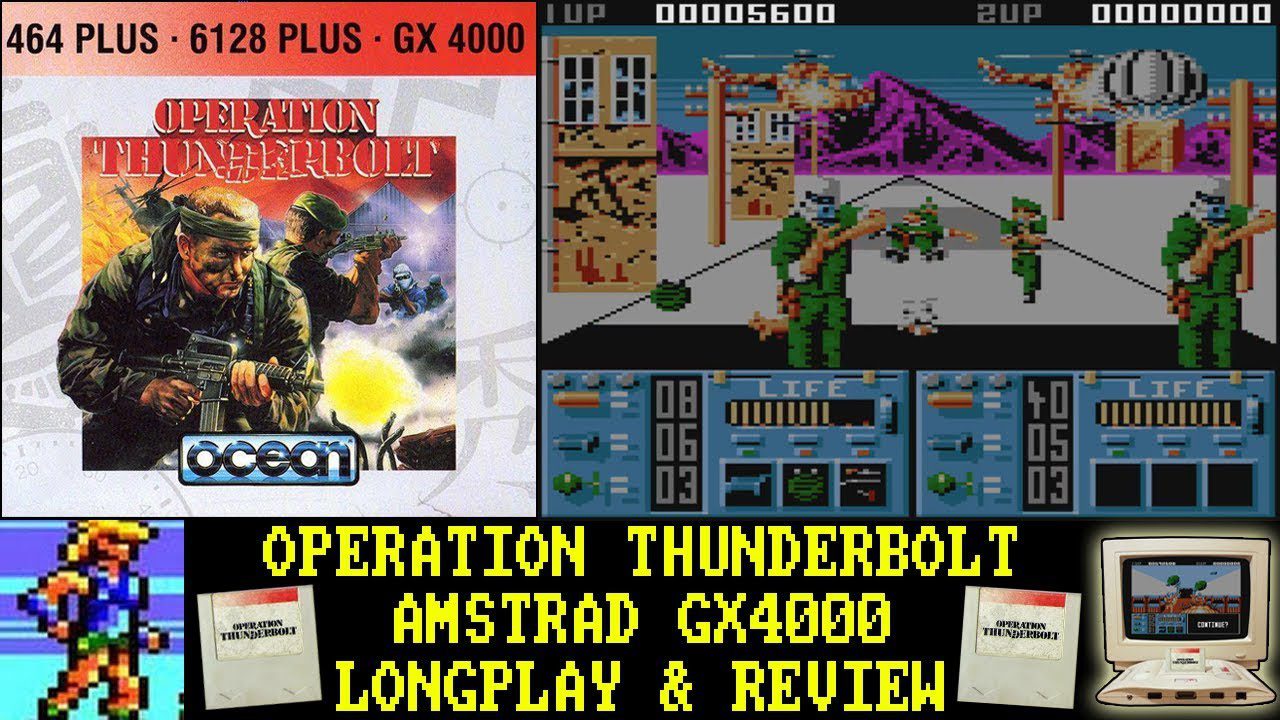 [AMSTRAD GX4000] Operation Thunderbolt – Longplay & Review