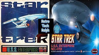 AMT 1:650 USS ENTERPRISE  & POLAR LIGHTS 1:1000 USS ENTERPRISE ICC-1701 (TOS) MODEL KIT