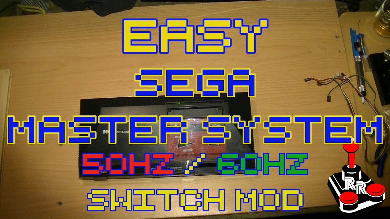 EASY Sega Master System Mod | 50Hz / 60Hz Switch install