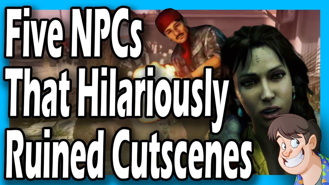 🤖 Five NPCs That Hilariously Ruined Cutscenes | Larry Bundy Jr