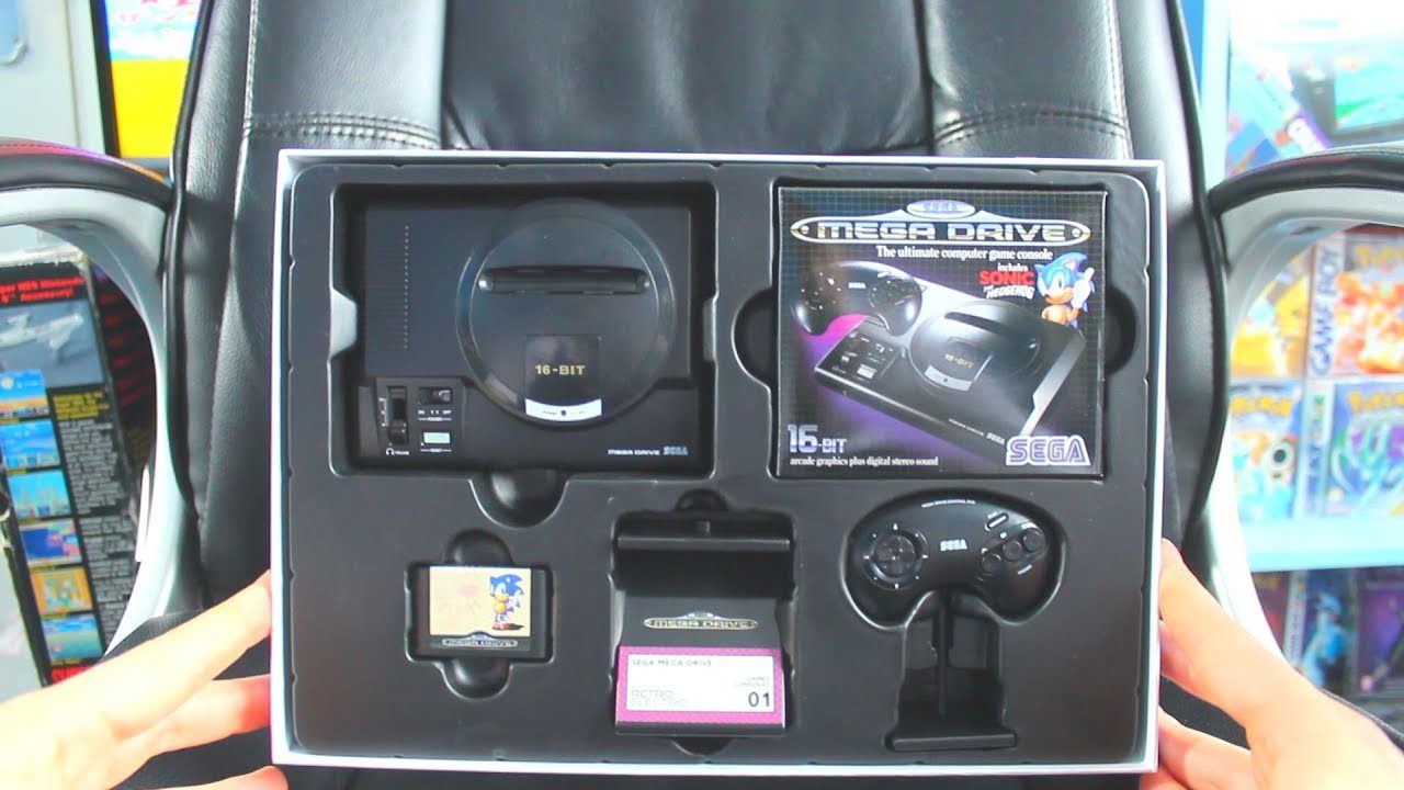 Retro Electro Sega Mega Drive Model Unboxing!