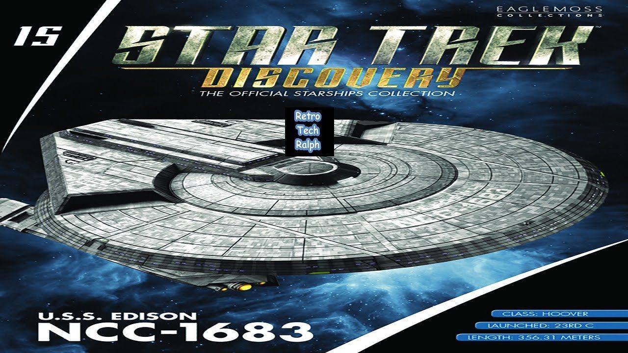 Star Trek Discovery The Official Starships Collection By Eaglemoss. Issue 15. USS Edison.