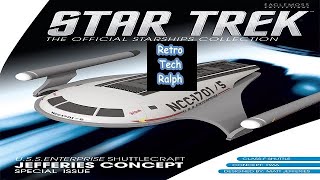 Star Trek Official Starship Collection By Eaglemoss. Issue Bonus 18 Shuttlecraft Jefferies Concept