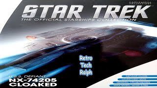 Star Trek Official Starship Collection By Eaglemoss. Issue USS Defiant NX-74205 Cloaked