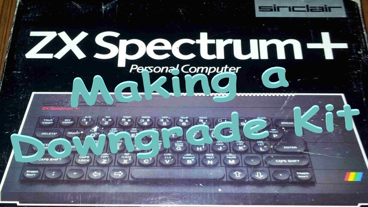 ZX Spectrum Downgrade Kit