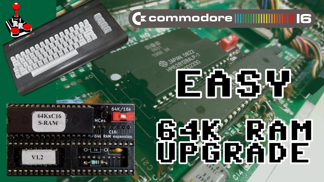EASY Commodore 16 | 64K RAM upgrade