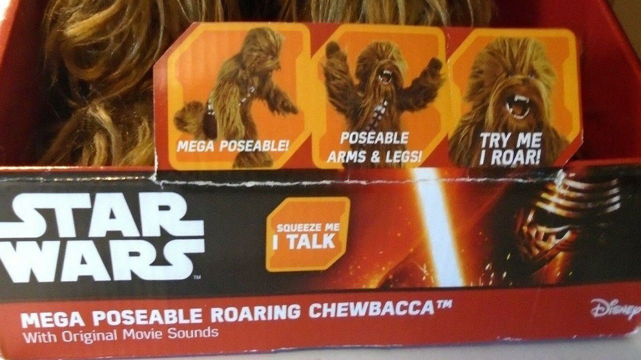 Star Wars 24-Inch Mega Poseable Roaring Wookie Chewbacca Talking Plush Toy Review
