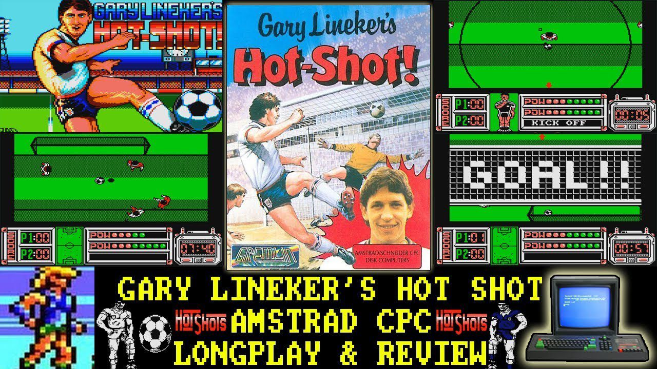 [AMSTRAD CPC] Gary Lineker’s Hot-Shot! – Longplay & Review