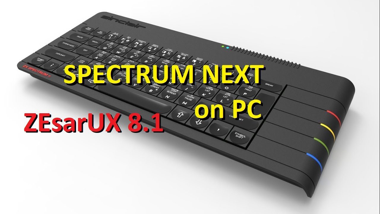Missed out on the KickStarter? Spectrum Next on PC with ZEsarUX 8.1 (2020 02 26 22 09 14)
