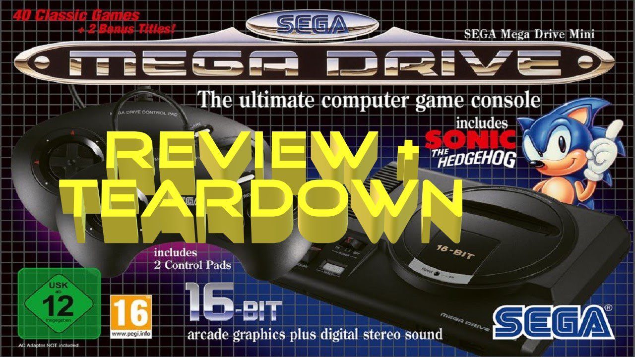 Sega Mega Drive Mini Review and Teardown