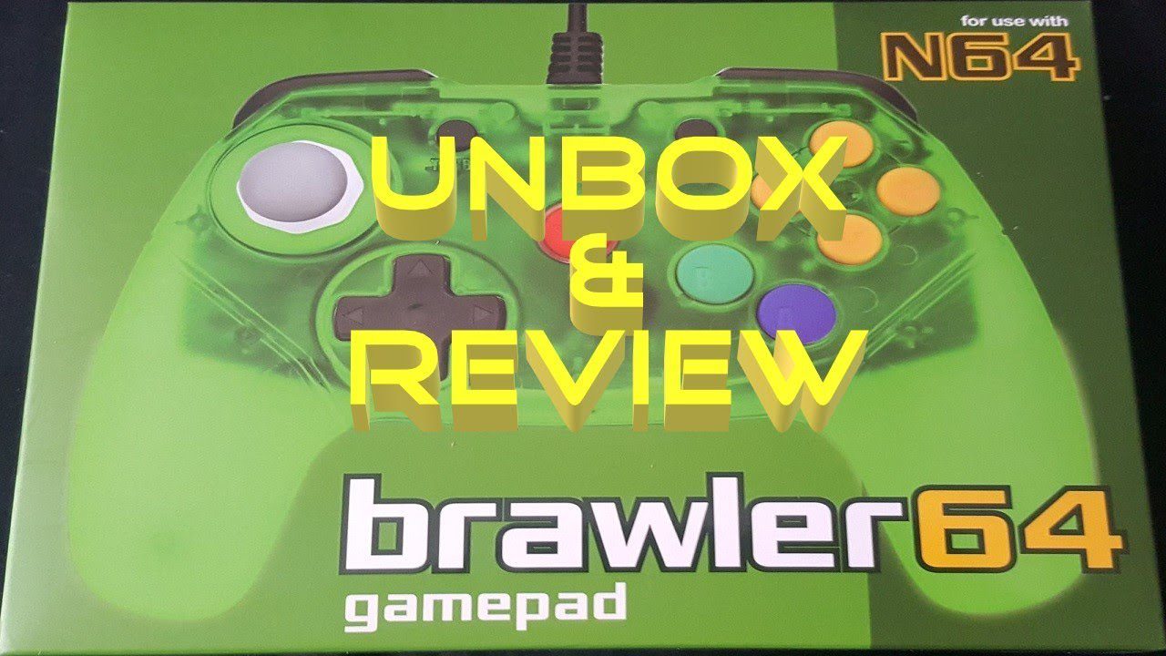 Brawler 64. Retro controller Unboxing & Review