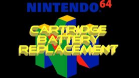 N64 Cartridge Test and Battery Replacement