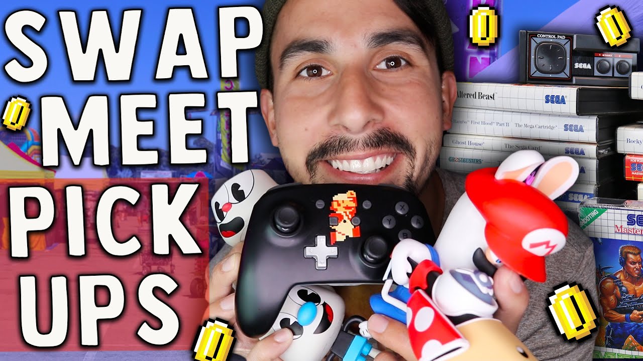 🙌NEW 🙌 Swap Meet and Flea Market Haul 👾Toys and Retro Video Games from Game Hunting