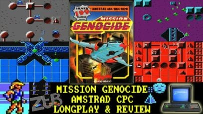 [AMSTRAD CPC] Mission Genocide – Longplay & Review