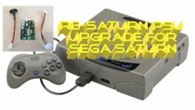 Sega Saturn. REsaturn PSU on a Japanese Console.