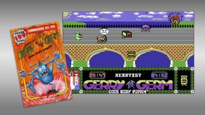 The Silverbird Selection Game Review – Gerry the Germ Goes Body Poppin’ (Commodore 64)