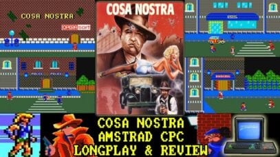 [AMSTRAD CPC] Cosa Nostra – Longplay & Review