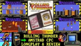 [AMSTRAD CPC] Rolling Thunder – Longplay & Review
