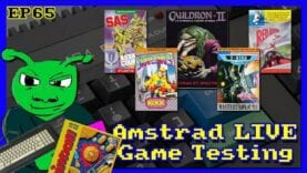 Amstrad Games Testing LIVE Ep65 – Feat Cauldron II & Pinball Dreams!