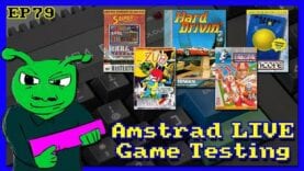 Amstrad Games Testing LIVE Ep79 PART 1 Feat Zub & Hard Drivin’