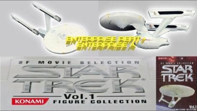 Konami SF Movie Selection Star Trek. Enterprise’s 1701 Refit & 1701 A