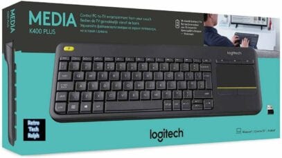 Logitech K400 Plus Wireless Keyboard with Touchpad Unboxing and quick Review