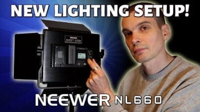 New Lighting Setup! – Neewer NL660 LED