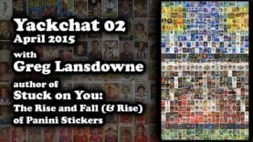 Yackchat 02 – Panini football stickers with Greg Lansdowne, author of ‘Stuck on You’